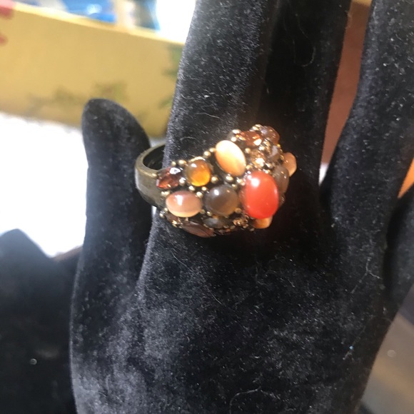 New Avon Mark “ Dreamy Ring Brass color size Large - Picture 3 of 3